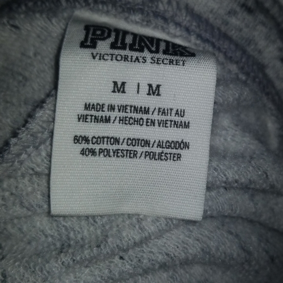 Gray pink VS sweats size medium Like new - Picture 4 of 6